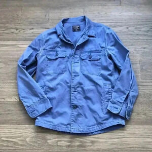 ABERCROMBIE and Fitch  | Blue button up shirt jacket